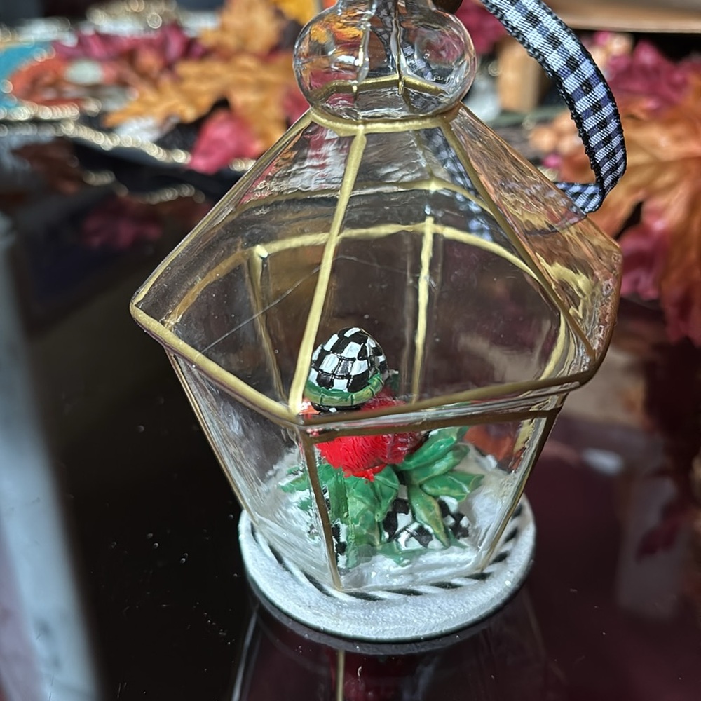 MacKenzie Childs cloche ornament - Picture 3 of 5